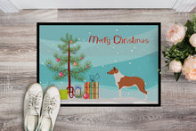 Load image into Gallery viewer, Smooth Collie Christmas Doormat - 24x36 Decorative Floor Mat – Indoor/Outdoor Rug with Artistic Flair BB8504JMAT
