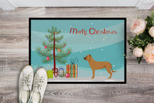 Load image into Gallery viewer, Alano Espanol Spanish Bulldog Christmas Doormat - 24x36 Decorative Floor Mat – Indoor/Outdoor Rug with Artistic Flair BB8506JMAT