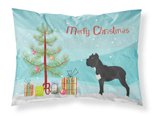 Load image into Gallery viewer, Cane Corso Christmas Fabric Standard Pillowcase – Artistic Decorative Front, White Back BB8507PILLOWCASE