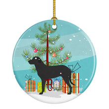 Load image into Gallery viewer, Majorca Shepherd Dog Christmas Ornament - Round Ceramic Ornament – Artist-Designed Keepsake Decoration BB8508CO1