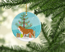 Load image into Gallery viewer, Mastin Epanol Spanish Mastiff Christmas Ornament - Round Ceramic Ornament – Artist-Designed Keepsake Decoration BB8511CO1
