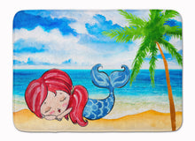 Load image into Gallery viewer, Mermaid on the Beach Machine Washable Memory Foam Mat BB8513RUG