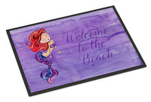 Load image into Gallery viewer, Mermaid Welcome Purple Doormat - 24x36 Decorative Floor Mat – Indoor/Outdoor Rug with Artistic Flair BB8514JMAT