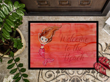 Load image into Gallery viewer, Mermaid Welcome Red Doormat - 24x36 Decorative Floor Mat – Indoor/Outdoor Rug with Artistic Flair BB8516JMAT