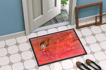 Load image into Gallery viewer, Mermaid Welcome Red Doormat - 24x36 Decorative Floor Mat – Indoor/Outdoor Rug with Artistic Flair BB8516JMAT