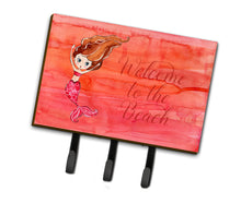 Load image into Gallery viewer, Mermaid Welcome Red Leash or Key Holder BB8516TH68