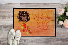 Load image into Gallery viewer, Mermaid Welcome Orange Doormat - 24x36 Decorative Floor Mat – Indoor/Outdoor Rug with Artistic Flair BB8517JMAT