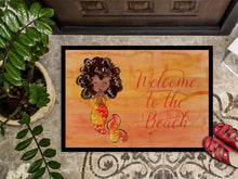 Load image into Gallery viewer, Mermaid Welcome Orange Doormat - 24x36 Decorative Floor Mat – Indoor/Outdoor Rug with Artistic Flair BB8517JMAT