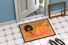 Load image into Gallery viewer, Mermaid Welcome Orange Doormat - 24x36 Decorative Floor Mat – Indoor/Outdoor Rug with Artistic Flair BB8517JMAT