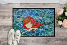 Load image into Gallery viewer, Mermaid Swimming Doormat - 24x36 Decorative Floor Mat – Indoor/Outdoor Rug with Artistic Flair BB8518JMAT
