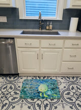 Load image into Gallery viewer, Sea Turtle Welcome Machine Washable Memory Foam Mat BB8520RUG