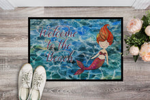 Load image into Gallery viewer, Mermaid Water Welcome Doormat - 24x36 Decorative Floor Mat – Indoor/Outdoor Rug with Artistic Flair BB8521JMAT
