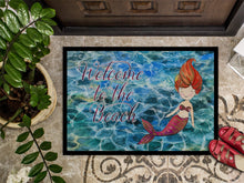 Load image into Gallery viewer, Mermaid Water Welcome Doormat - 24x36 Decorative Floor Mat – Indoor/Outdoor Rug with Artistic Flair BB8521JMAT