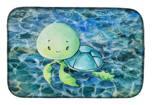 Load image into Gallery viewer, Sea Turtle Dish Drying Mat – Absorbent, Artistic Kitchen Essentials BB8525DDM