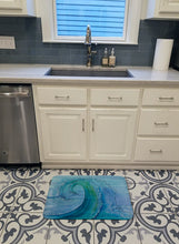 Load image into Gallery viewer, Abstract Wave Machine Washable Memory Foam Mat BB8531RUG