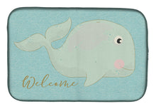 Load image into Gallery viewer, Whale Welcome Dish Drying Mat – Absorbent, Artistic Kitchen Essentials BB8533DDM