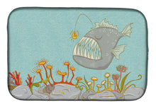 Load image into Gallery viewer, Frog Fish Scene Dish Drying Mat – Absorbent, Artistic Kitchen Essentials BB8536DDM