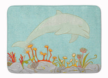 Load image into Gallery viewer, Dolphin Underwater Scene Machine Washable Memory Foam Mat BB8537RUG