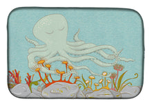Load image into Gallery viewer, Octopus Underwater Scene Dish Drying Mat – Absorbent, Artistic Kitchen Essentials BB8538DDM