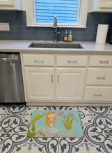 Load image into Gallery viewer, Mermaid Underwater Scene Machine Washable Memory Foam Mat BB8539RUG