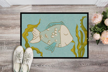 Load image into Gallery viewer, Blue Fish Doormat - 24x36 Decorative Floor Mat – Indoor/Outdoor Rug with Artistic Flair BB8545JMAT