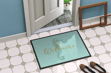 Load image into Gallery viewer, Seahorse Welcome Doormat - 24x36 Decorative Floor Mat – Indoor/Outdoor Rug with Artistic Flair BB8547JMAT