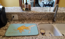 Load image into Gallery viewer, Gold Fish Welcome Dish Drying Mat – Absorbent, Artistic Kitchen Essentials BB8551DDM