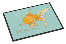 Load image into Gallery viewer, Gold Fish Welcome Doormat - 18x27 Decorative Floor Mat – Indoor/Outdoor Rug with Artistic Flair BB8551MAT