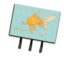 Load image into Gallery viewer, Gold Fish Welcome Leash or Key Holder BB8551TH68