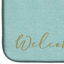 Load image into Gallery viewer, Flowers Welcome Dish Drying Mat – Absorbent, Artistic Kitchen Essentials BB8552DDM