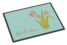 Load image into Gallery viewer, Flowers Welcome Doormat - 24x36 Decorative Floor Mat – Indoor/Outdoor Rug with Artistic Flair BB8552JMAT