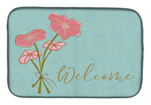 Load image into Gallery viewer, Bunch of Flowers Welcome Dish Drying Mat – Absorbent, Artistic Kitchen Essentials BB8554DDM