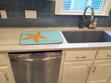 Load image into Gallery viewer, Starfish Welcome Dish Drying Mat – Absorbent, Artistic Kitchen Essentials BB8559DDM