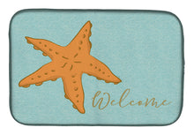 Load image into Gallery viewer, Starfish Welcome Dish Drying Mat – Absorbent, Artistic Kitchen Essentials BB8559DDM