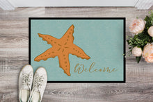 Load image into Gallery viewer, Starfish Welcome Doormat - 18x27 Decorative Floor Mat – Indoor/Outdoor Rug with Artistic Flair BB8559MAT