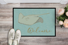 Load image into Gallery viewer, Sting Ray Welcome Doormat - 24x36 Decorative Floor Mat – Indoor/Outdoor Rug with Artistic Flair BB8561JMAT