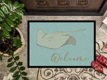 Load image into Gallery viewer, Sting Ray Welcome Doormat - 24x36 Decorative Floor Mat – Indoor/Outdoor Rug with Artistic Flair BB8561JMAT