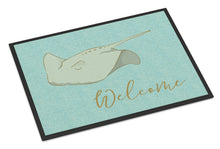 Load image into Gallery viewer, Sting Ray Welcome Doormat - 18x27 Decorative Floor Mat – Indoor/Outdoor Rug with Artistic Flair BB8561MAT