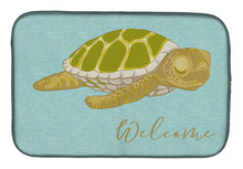 Load image into Gallery viewer, Sea Turtle Welcome Dish Drying Mat – Absorbent, Artistic Kitchen Essentials BB8562DDM