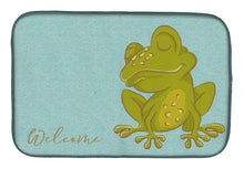 Load image into Gallery viewer, Frog Welcome Dish Drying Mat – Absorbent, Artistic Kitchen Essentials BB8563DDM