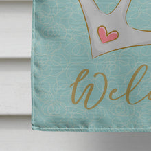 Load image into Gallery viewer, Anchor Welcome Flag Canvas House Size BB8566CHF