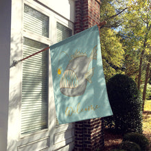 Load image into Gallery viewer, Frog Fish Welcome Flag Canvas House Size BB8567CHF