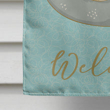 Load image into Gallery viewer, Frog Fish Welcome Flag Canvas House Size BB8567CHF
