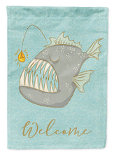Load image into Gallery viewer, Frog Fish Welcome Flag Canvas House Size BB8567CHF