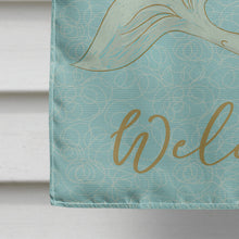 Load image into Gallery viewer, Mermaid Welcome Flag Canvas House Size BB8568CHF