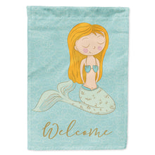 Load image into Gallery viewer, Mermaid Welcome Flag Canvas House Size BB8568CHF