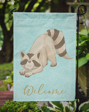 Load image into Gallery viewer, Raccoon Welcome Garden Flag - Outdoor Decorative Yard Flag BB8569GF