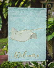Load image into Gallery viewer, Sting Ray Welcome Garden Flag - Outdoor Decorative Yard Flag BB8571GF