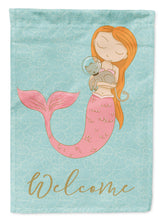 Load image into Gallery viewer, Mermaid with Cat Welcome Garden Flag - Outdoor Decorative Yard Flag BB8577GF