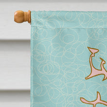 Load image into Gallery viewer, Coral Welcome Flag Canvas House Size BB8583CHF